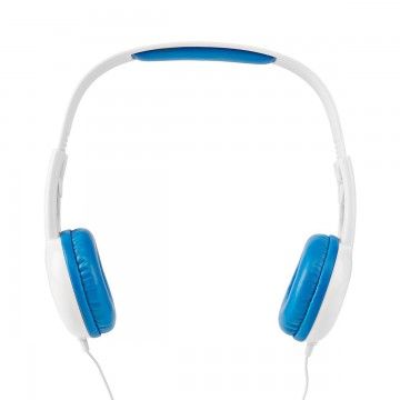 NEDIS AUSCULTADORES C/FIO CABO REDONDO 1.20m AZUL/BRANCO