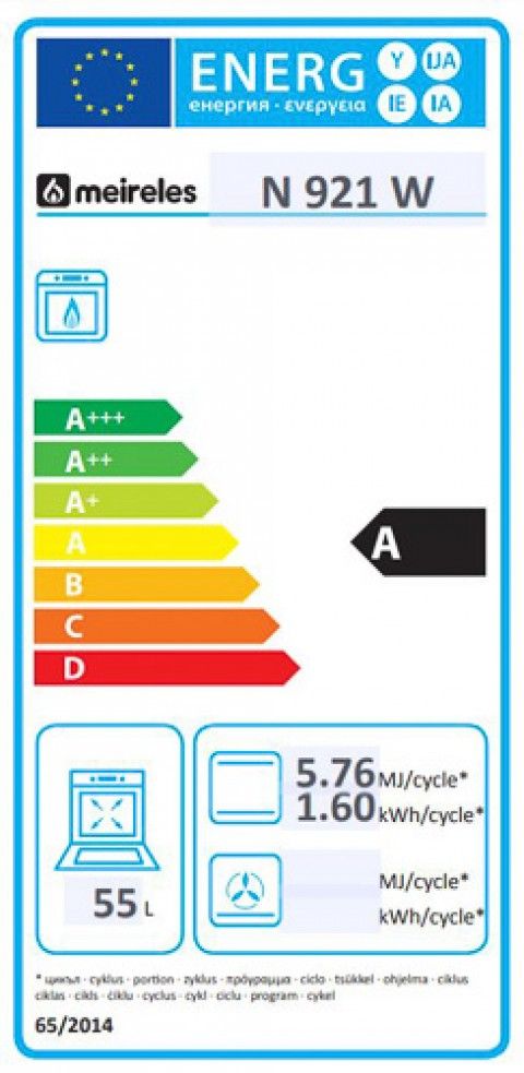 Classe de Eficiência Energética A Classe de Eficiência Energética A