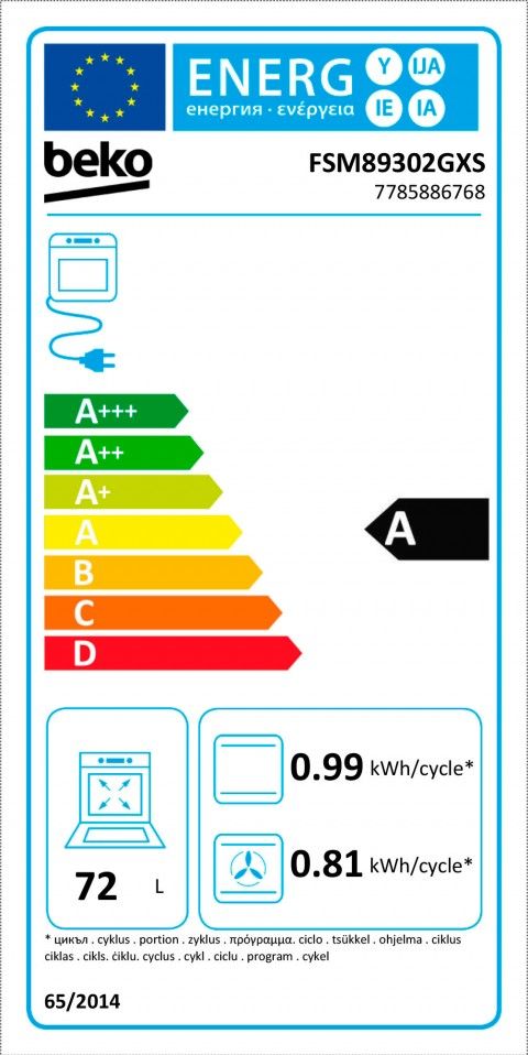 Classe de Eficiência Energética A Classe de Eficiência Energética A
